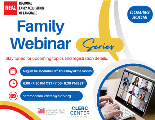 family webinar series announcement